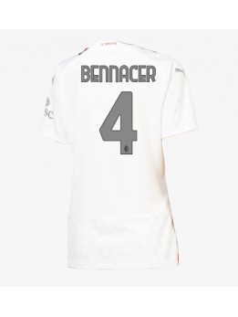 AC Milan Ismael Bennacer #4 Auswärtstrikot für Frauen 2023-24 Kurzarm